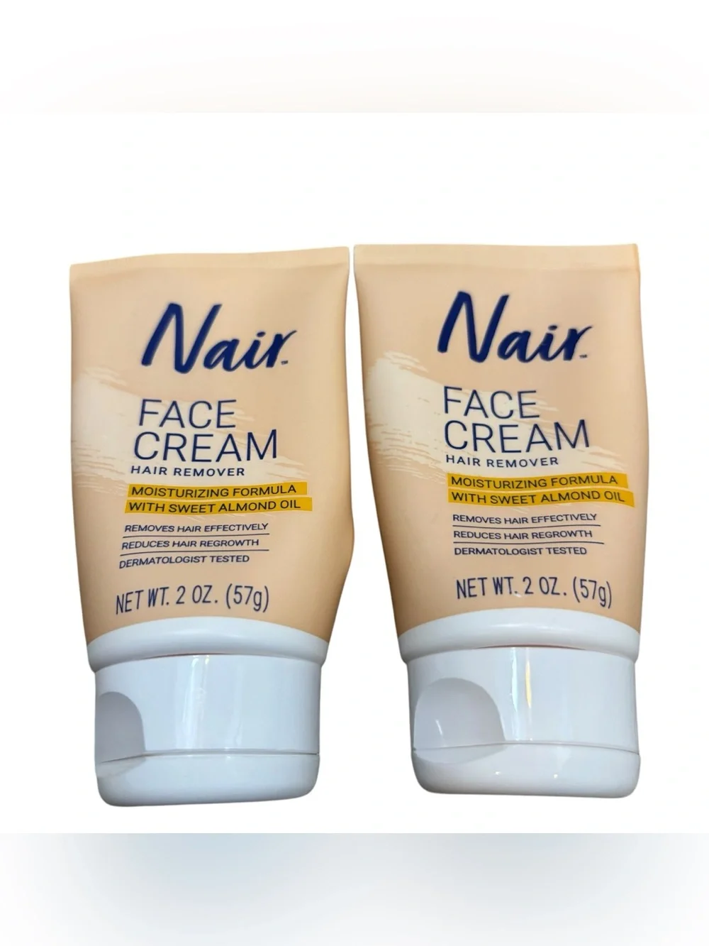 Lot‎ of Two Nair Hair Removing Face Creams New Unused